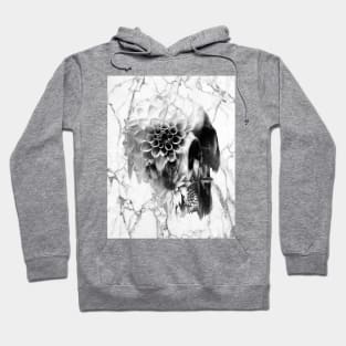 Marble Decay Skull Hoodie